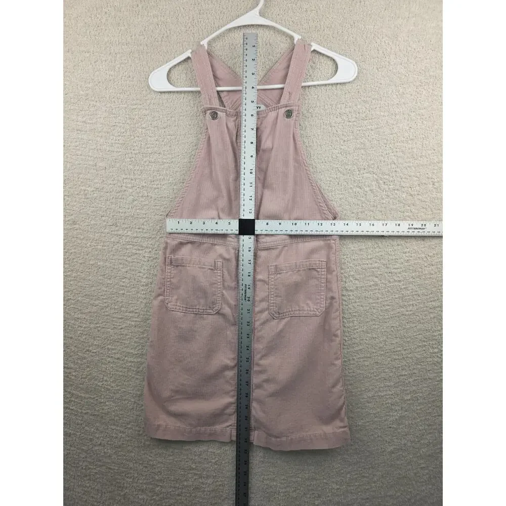 Old Navy Girls Pink Corduroy Overall Mini Dress Size XL (12)